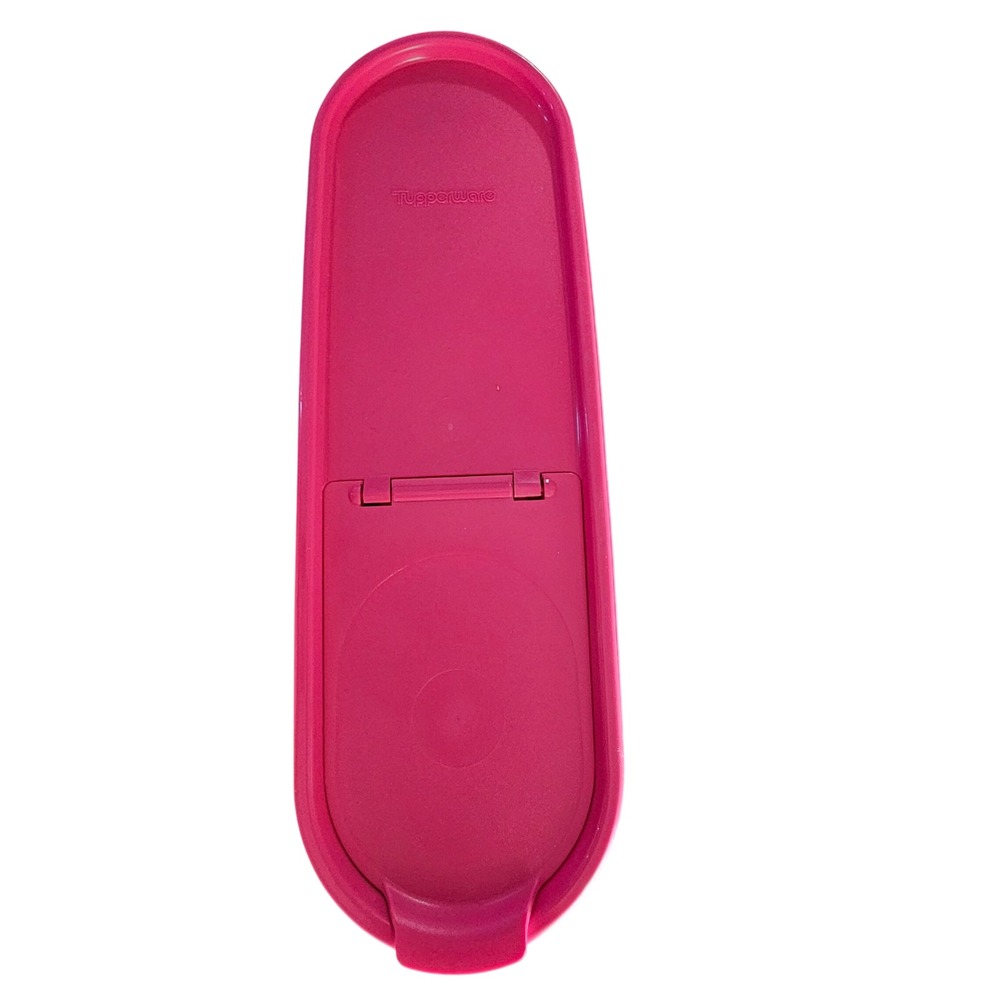 Tupperware Modular Mates‎ Oval Flip Top Pour Seal Lid Pink Replacement 11 Inch